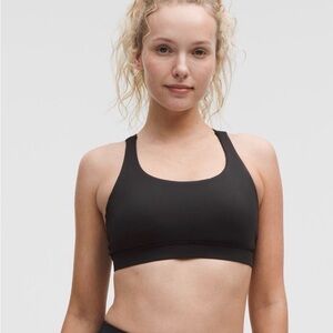 Lululemon Energy Bra – Black (Size 8) | Medium Support B–D Cups